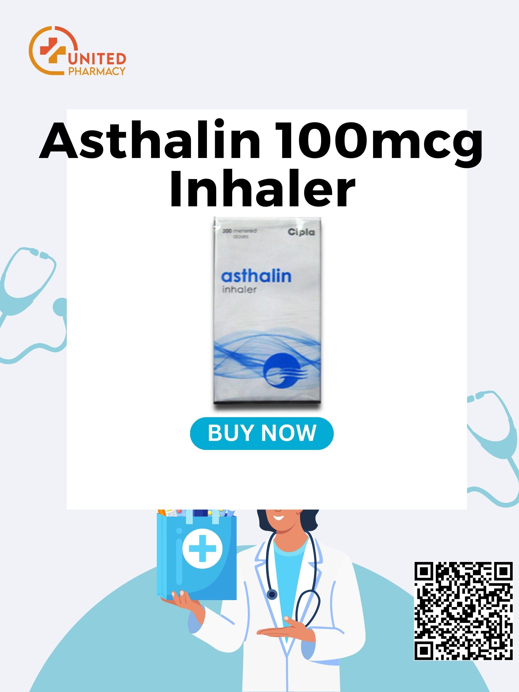 Asthalin Inhaler 100 mcg | Salbutamol Asthalin 200 Metered Dose Inhaler | Uses, Side Effects