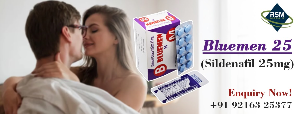 A Significant Medication to Gain Smoother Sensual Performance With Bluemen 25mg