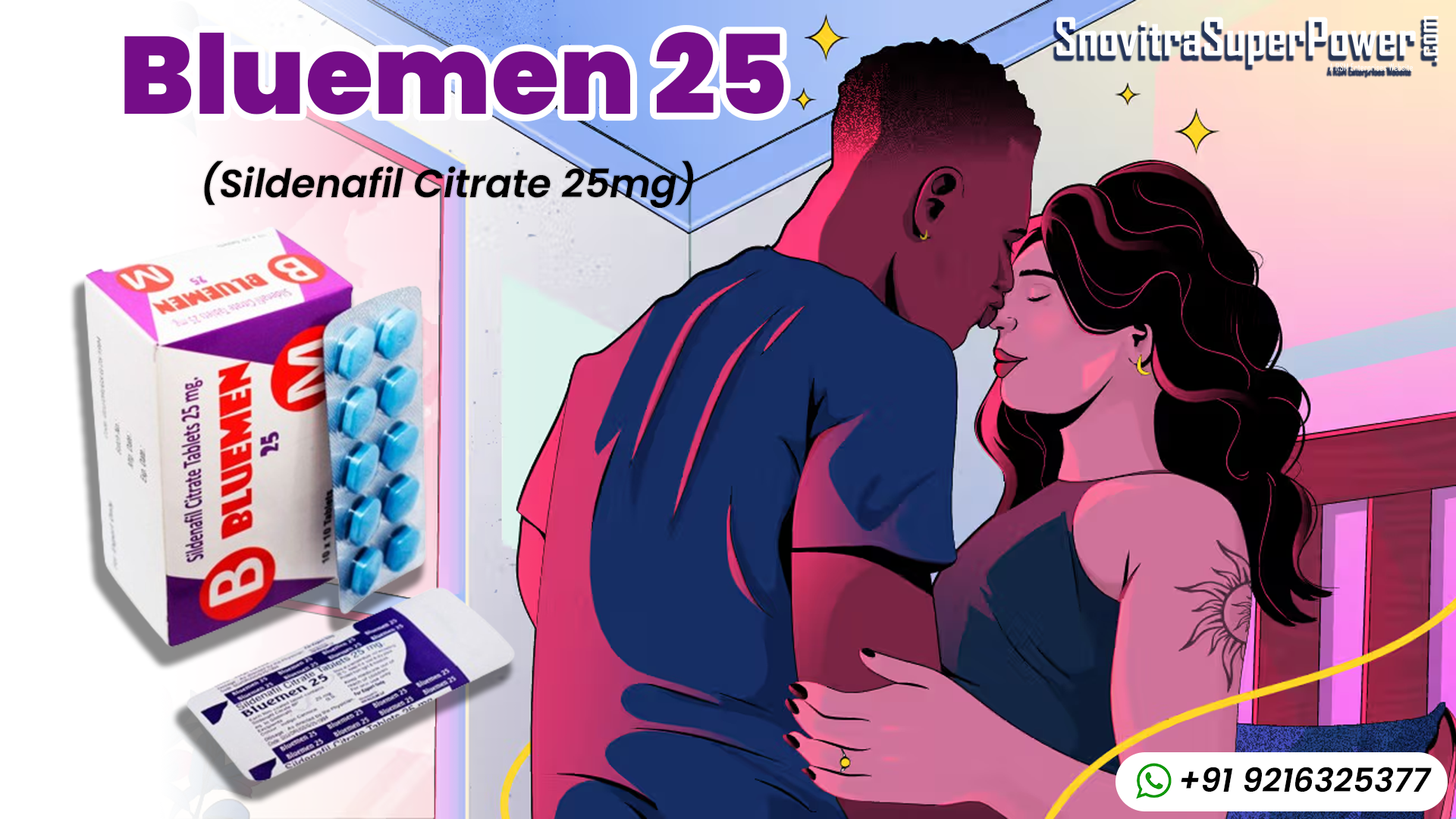 Bluemen 25: An Influential Medication to Remedy Erection Failure