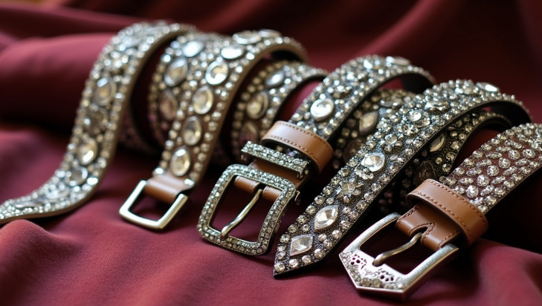 How to Style Rhinestone Belts & T-Shirts for a Glam Look