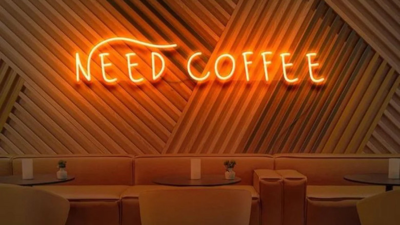 Need Coffee Neon Sign by Neon Mantra: A Wake-Up Call in Style